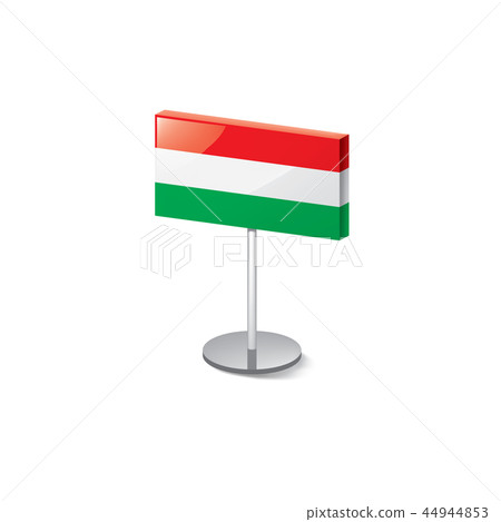 Hungary flag, vector illustration on a white background 44944853