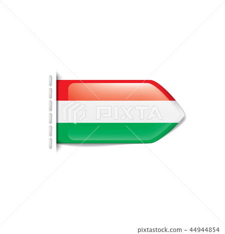 Hungary flag, vector illustration on a white background 44944854