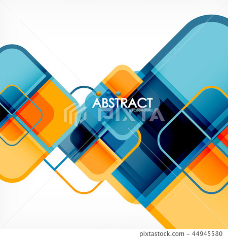 Square geometric abstract background, paper art design for cover design, book template, poster, cd Square geometric abstract background, paper art design for cover design, book template, poster, cd 44945580