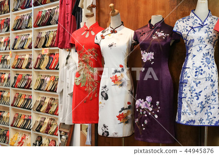 Chinese traditional dress store / cheongsam. 44945876