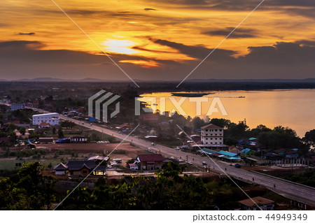 Viewpoint Pakse Town, Laos Viewpoint Pakse Town, Laos 44949349
