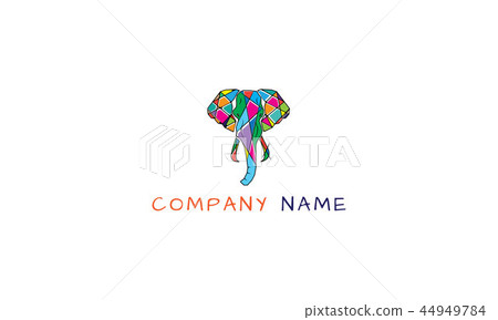Color Elephant vector logo image 44949784