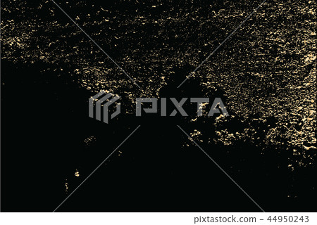 Vector grunge gold texture isolated on black. Patina scratch golden background. Vector grunge gold texture isolated on black. Patina scratch golden background. 44950243