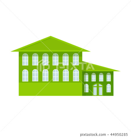 Hotel icon cartoon. Single building icon from the big city infrastructure cartoon. Hotel icon cartoon. Single building icon from the big city infrastructure cartoon. 44950285