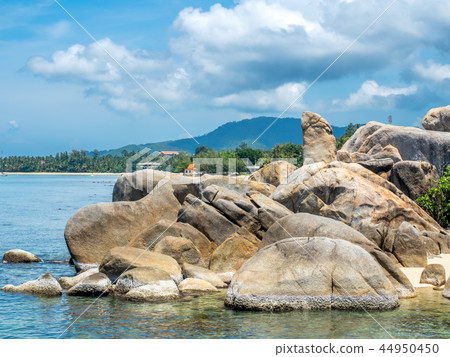 Grandpa rock, penis-like large stone, Samui Grandpa rock, penis-like large stone, Samui 44950450
