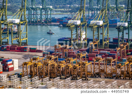 container yard container yard 44950749
