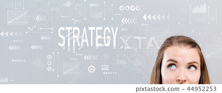 Strategy with young woman Strategy with young woman 44952253