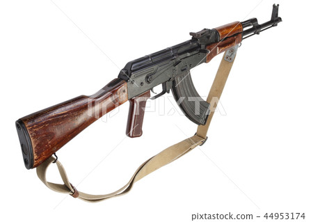 Kalashnikov AKM isolated on white Kalashnikov AKM isolated on white 44953174