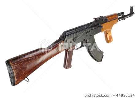Kalashnikov AKM isolated on white 44953184