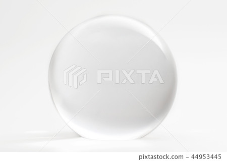 glass sphere isolated on a white background 44953445