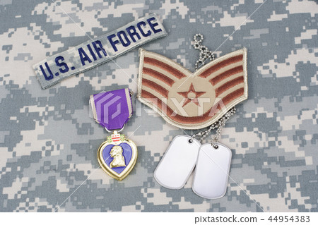 Purple Heart award on US AIR FORCE uniform 44954383