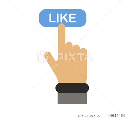 click on like button - Stock Illustration [44954464] - PIXTA