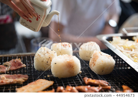 Grilled rice ball Grilled rice ball 44954673