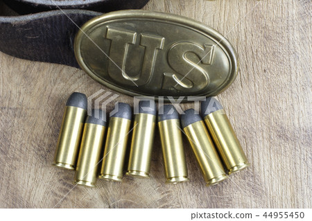 US Belt Buckle Civil War period with cartridges 44955450