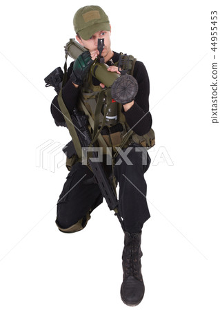 Private military contractor with bazooka Private military contractor with bazooka 44955453