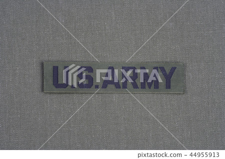 US ARMY Branch Of Service Tape on green uniform 44955913