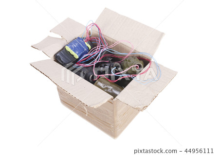 Letterbomb. Improvised Explosive Device in mailbox Letterbomb. Improvised Explosive Device in mailbox 44956111