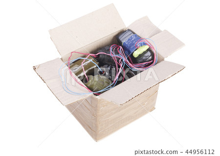 Letterbomb. Improvised Explosive Device in mailbox Letterbomb. Improvised Explosive Device in mailbox 44956112