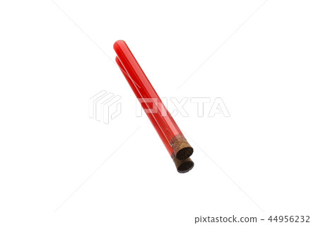 Test tube with blood sample isolated Test tube with blood sample isolated 44956232