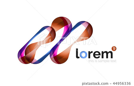 Abstract geometric business icon 44956336