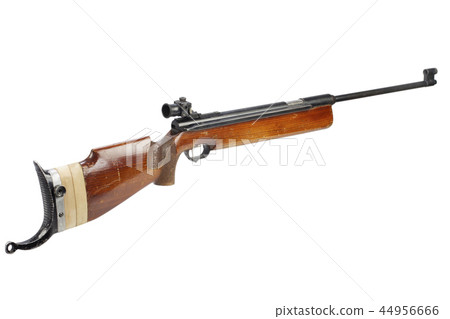 pneumatic air rifle isolated on white background 44956666