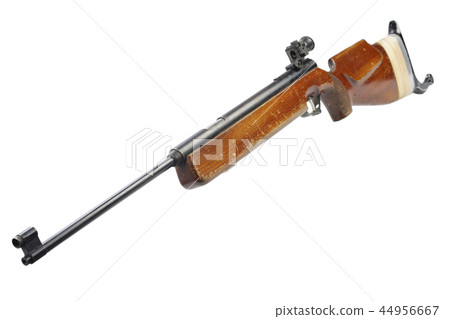 pneumatic air rifle isolated on white background 44956667