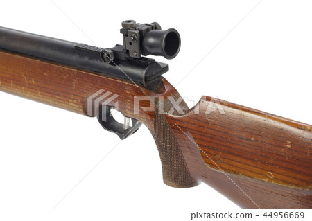 pneumatic air rifle isolated on white background 44956669