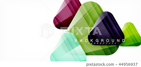 Geometric abstract background, triangles 44956937