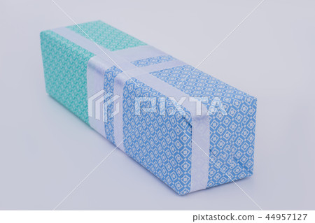 Beautiful gift box in wrapping paper. 44957127