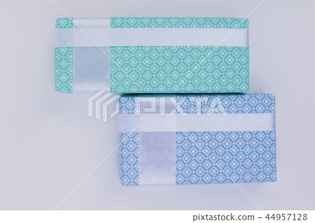 Gift boxes on light background. Gift boxes on light background. 44957128