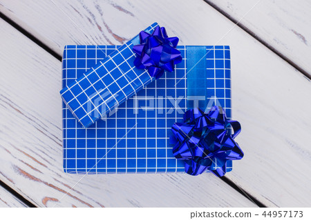 Gift boxes on light background. Gift boxes on light background. 44957173