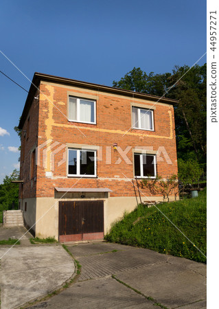 Typified family Bata houses in Zlin Czech Republic Typified family Bata houses in Zlin Czech Republic 44957271