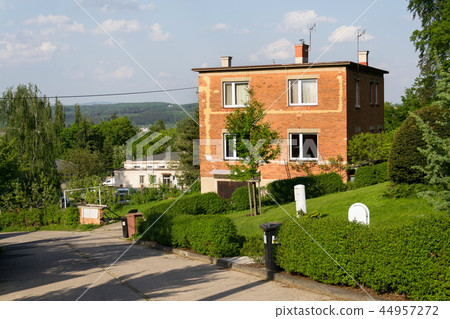 Typified family Bata houses in Zlin Czech Republic 44957272