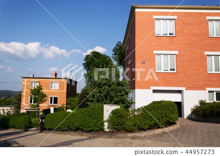 Typified family Bata houses in Zlin Czech Republic Typified family Bata houses in Zlin Czech Republic 44957273