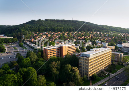 Typified family Bata houses in Zlin Czech Republic Typified family Bata houses in Zlin Czech Republic 44957275