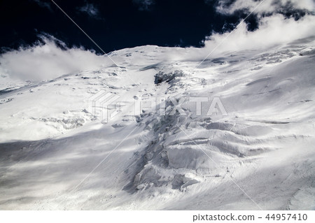 Ice, snow, sky and mountains at Pamir Ice, snow, sky and mountains at Pamir 44957410