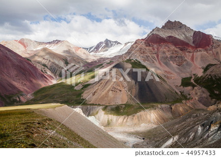 Beautiful view of Pamir mountains 44957433