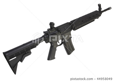 m16 rifle isolated on a white background 44958049