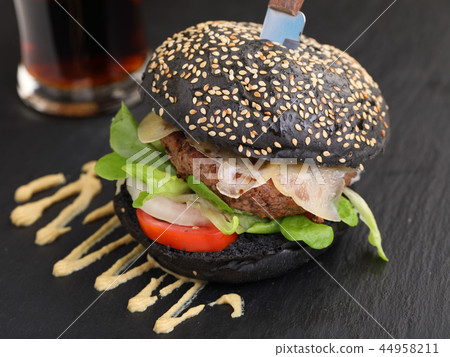 Black dirty burger Black dirty burger 44958211