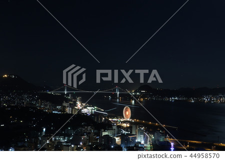 Kanmon Channel-Night View- Kanmon Channel-Night View- 44958570