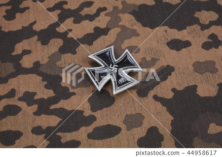 nazi german award Iron Cross on SS uniform 44958617