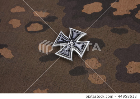 nazi german award Iron Cross on SS uniform 44958618