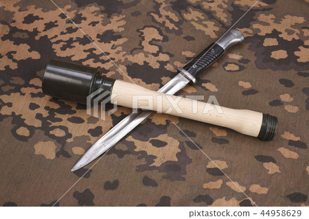 german nazi uniform with hand grenade and bayonet german nazi uniform with hand grenade and bayonet 44958629