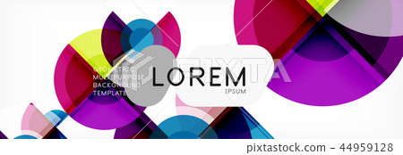 Abstract background bright circles geometric... - Stock Illustration ...