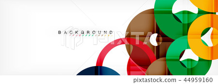 Geomtric modern backgrounds, rings abstract template 44959160