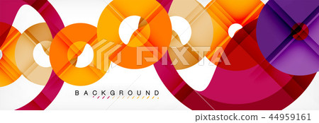 Geomtric modern backgrounds, rings abstract template Geomtric modern backgrounds, rings abstract template 44959161
