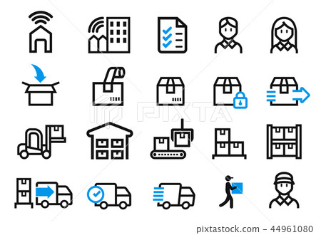 Step of delivery service from company to customer 44961080