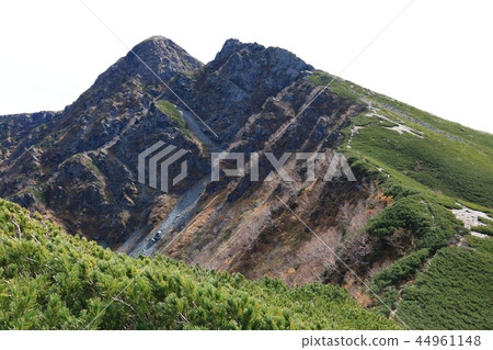 A way to the summit of the Shiokami-dake in the Southern Alps A way to the summit of the Shiokami-dake in the Southern Alps 44961148