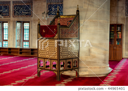 Wooden minbar sermon pulpit of Ottoman times 44965401