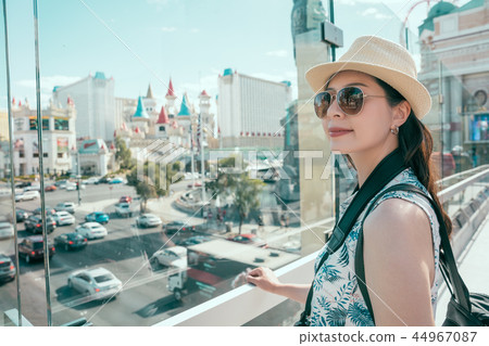 traveler enjoy the urban view in las vegas traveler enjoy the urban view in las vegas 44967087